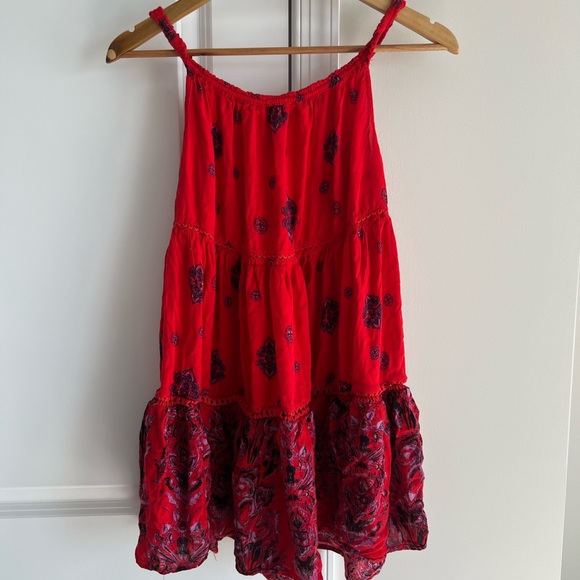 Free People Red Mini Dress - Picture 4 of 4